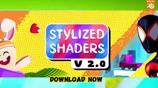 Stylized shaders v2.0 blender addon | #blender #b3d