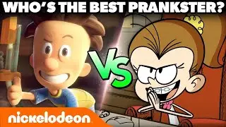 Big Nate vs Luan Loud 🤪 Whos The Best Prankster? | Nickelodeon Cartoon Universe