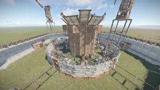 Rust PEAK PALACE 4 man ULTIMATE base design.