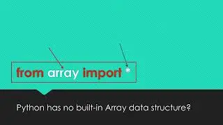 Creating an Array in Python