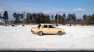 Дрифт, соревнования на москвичах! Реклама ремонта ГБО! Карбюратор Солекс.