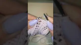 Ажурный узор спицами 