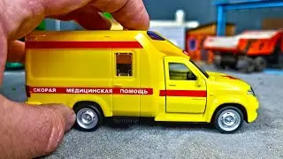 UAZ PROFI AMBULANCE model new Technopark! About cars