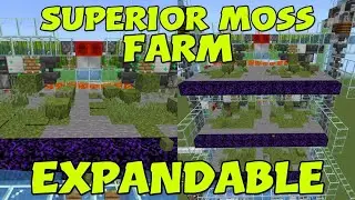 The Superior Moss Farm Tutorial (Easy & Expandable) [Bedrock Minecraft 1.20]