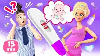 La familia de Barbie y Ken es cada vez más grande. Juegos con muñecos