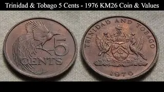 Trinidad & Tobago 5 Cents - 1976 KM26 Coin & Values