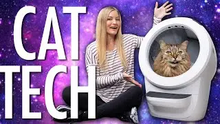 Coolest Cat Tech ever! Self cleaning Litter box?! Litter-Robot 4 by Whisker Unboxing!