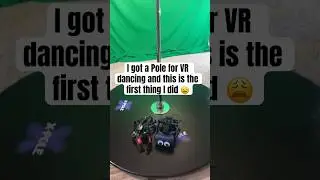 I got a Pole for VR and this is the FIRST thing I did 😩