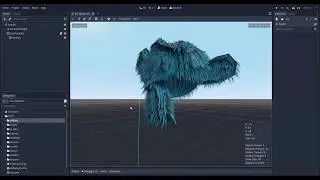 Godot 3.1 - A simple shell based fur modifier