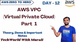 Day 12 | AWS VPC (Virtual Private Cloud) Part  1 | Free AWS Course | 30 Days | #cloud #freeawscourse