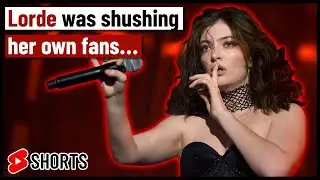 The real reason why Lorde was shushing her own fans...