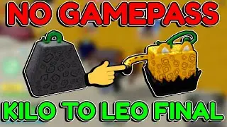 The FINAL Kilo to Leopard with NO GAMEPASS in Blox Fruits! THE MOST INSANE TRADES! 😱😱