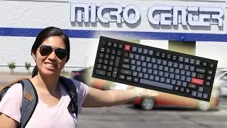 I Gave Away a Keyboard at the NEW Microcenter