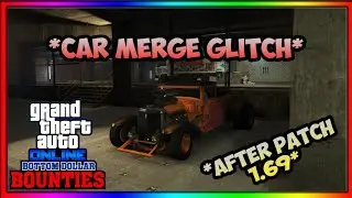 GTA 5 SOLO CAR MERGE GLITCH! AFTER PATCH 1.69! GTA 5 MAKE RARE CARS ON F1/BENNY'S MERGE GLITCH!