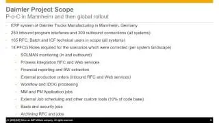 Learn how Daimler AG optimized roles of RFC and other technical users in SAP