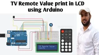 31 TV Remote Value Print in LCD using Arduino at TinkerCad Simulation in Hindi || Text Coding