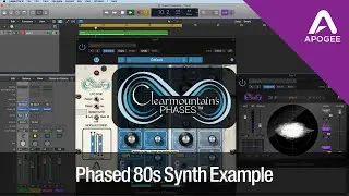 Clearmountains Phases Plugin by Apogee - Flanger/Phaser 80s Synth Example