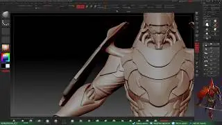 Samurai unit sculpting #artstation #zbrush #sculpting