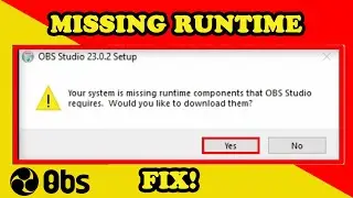 Fix OBS Installation Error Your System is Missing in Windows PC | Runtime error | ExPertInAll