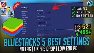 How To Fix Lag In Bluestacks 5 (Full Guide) | Bluestacks 5 Best Settings For Windows 10 & Windows 11