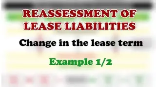 IFRS 16 - Lease Accounting – Reassessments of lease liabilities – Example (1/2) - Video #34