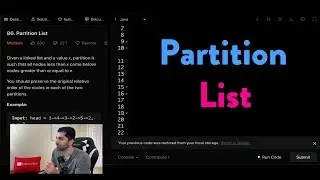 LeetCode Coding Problem | Partition List