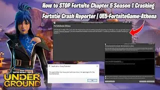 How to STOP Fortnite Chapter 5 Season 1 Crashing | Fortntie Crash Reporter | UE5-FortniteGame-Athena