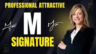 M name signature style | M signature style | Signature style of my name M