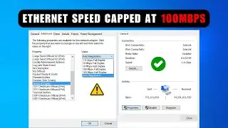 Fix Ethernet Speed Capped at 100Mbps on Windows 2024 (Updated)