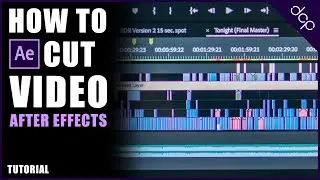 How to cut video clips Adobe After Effects