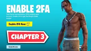 HOW TO ENABLE 2FA IN FORTNITE CHAPTER 3 (UPDATE)