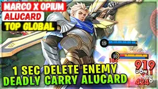 1 Sec Delete Enemy, Deadly Carry Alucard [ Top Global Alucard ] Marco x Opium - Mobile Legends Build
