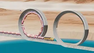 Trains vs Double Loop 😱 - Beamng Drive