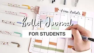 ✏️ bullet journal for students // simple and functional back-to-school bujo spreads