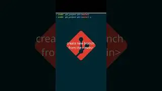 Create a New Branch from The Main GIT branch? #git #shorts
