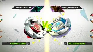 SWORD DRAN vs DAGGER DRAN insane battle!  Beyblade X game Gameplay..!