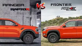 2025 Nissan Frontier PRO 4X vs 2025 Ford Ranger Raptor Compared | Truck Battles! | MotorNation