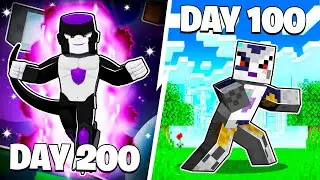 I Played Minecraft Dragon Block C As BLACK FRIEZA For 200 DAYS… This Is What Happened