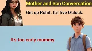 Mother and Son Conversation - Improve English Speaking Skills