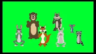 #green || background || dancing #animal @babybus