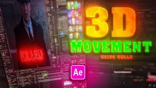 SMOOTH 3D MOVEMENT IN AFTER EFFECTS USING NULLS. 