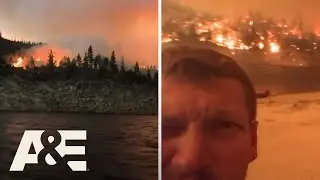 National Guard Saves Campers Trapped In California Fire | Rescue Cam | A&E