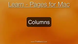 How to Layout Text in Columns with Pages for Mac.