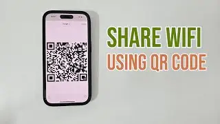 How to share WiFi password from iPhone to Android using QR Code