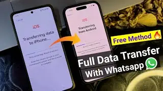 Transfer Full data from android to iphone | How to transfer whatsapp messages from android to iphone