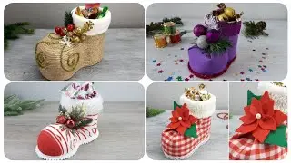 Christmas Boot! Immediately 4 Great Ideas BOOT from different materials