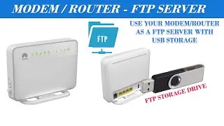 Enable FTP Server function on your Huawei Modem/Router with USB device. FTP server without PC