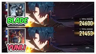 Blade Dance at Sunset vs Unreachable Side Lightcone Damage Comparison - Honkai Star Rail