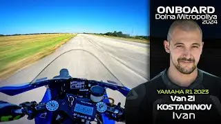 POV ONBOARD: Ivan Kostadinov (Van Zi) - Yamaha R1 - F1000 - Dolna Mitropoliya 2024 | Warm-Up