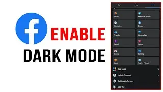 Enable Dark mode Facebook App - Android devices || SP3 TUT